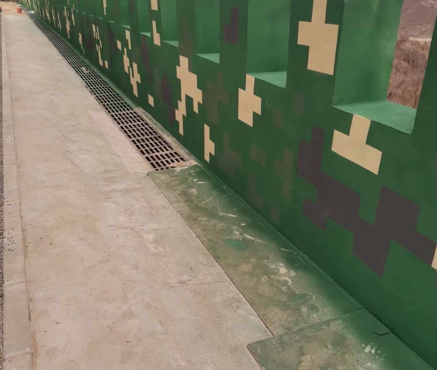 果洛围墙迷彩喷涂,数迷彩漆